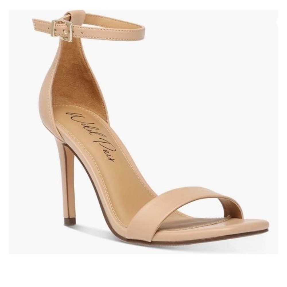 Wild Pair Bethiep Nude Stiletto Sandal 10NEW Strappy Clean Girl Minimalist
